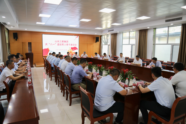 三箭集團(tuán)召開(kāi)慶?！鞍艘弧苯ㄜ姽?jié)退役軍人骨干座談會(huì)